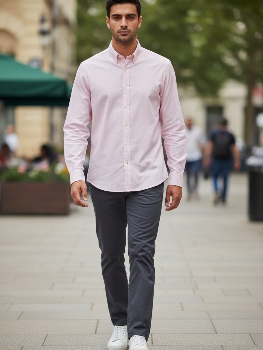 Brooks Brothers Pink Striped Dress Shirt
